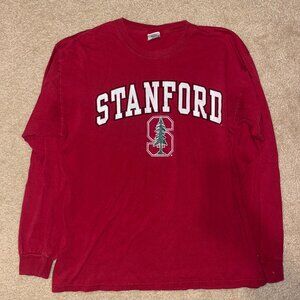 Red Stanford University Long Sleeve T-Shirt